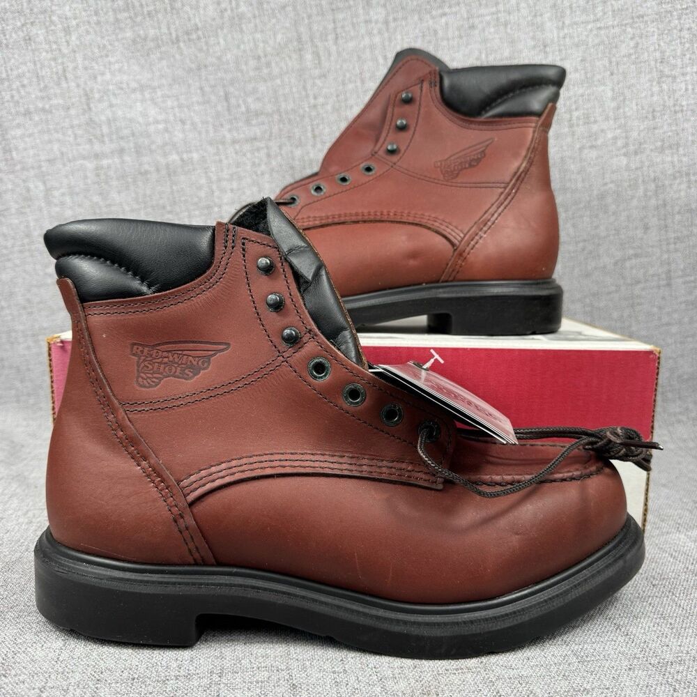 Red Wing 202 Boots Men's 9 EE Leather Supersole Work